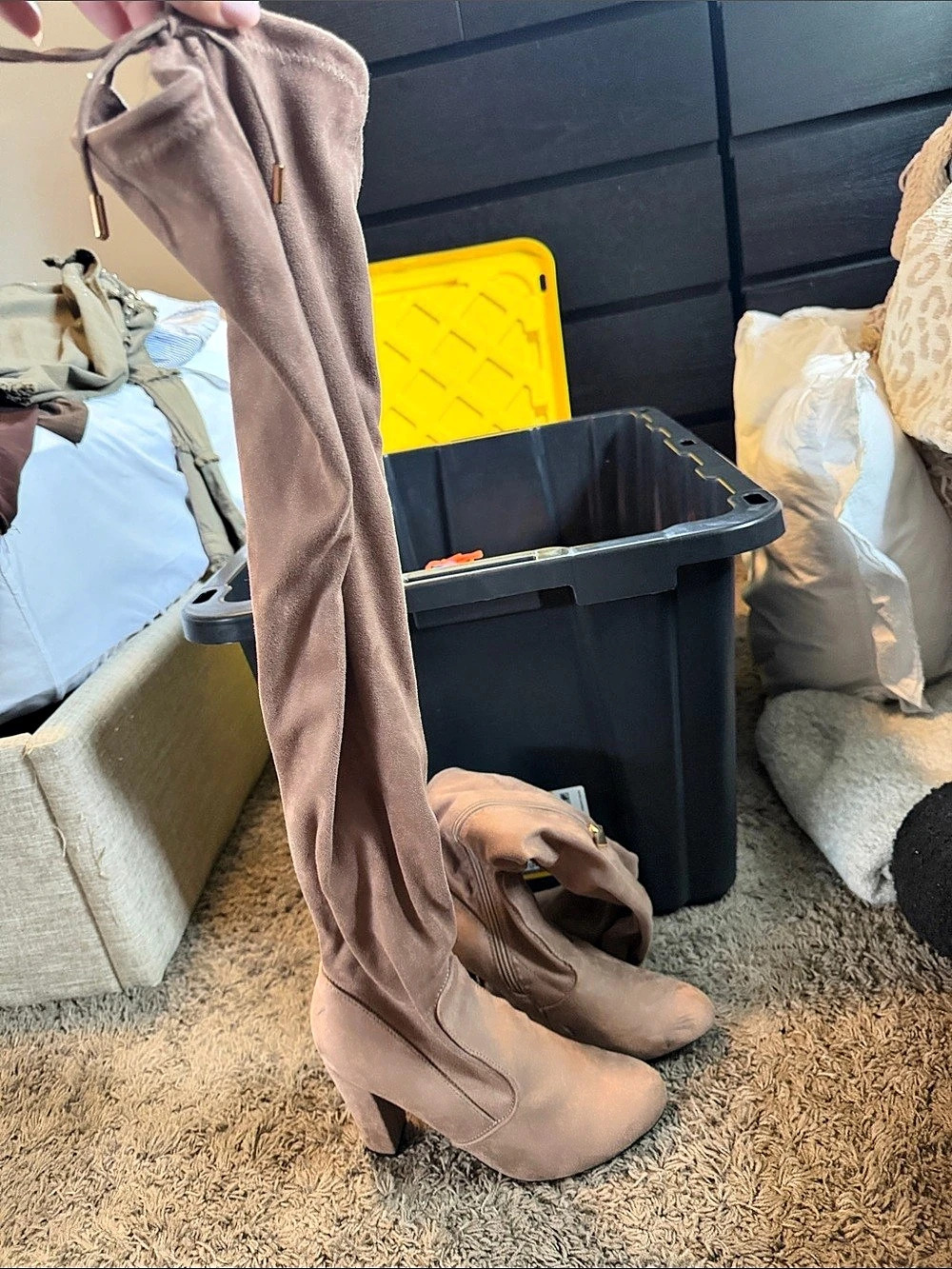 Thigh high boots